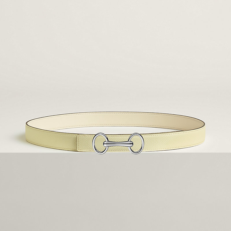 Heritage belt buckle & Reversible leather strap 24&nbsp;mm
