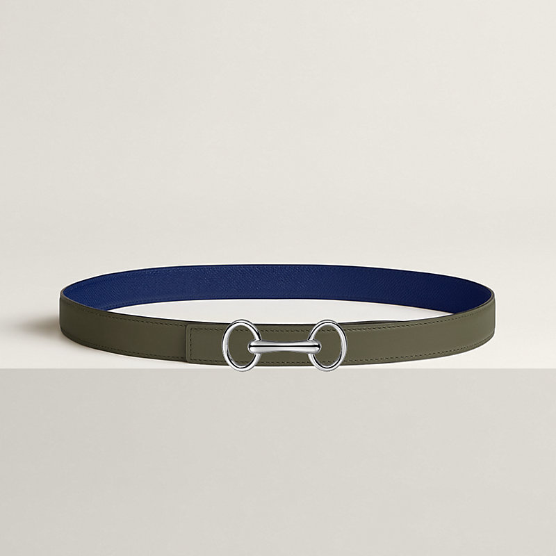Heritage belt buckle & Reversible leather strap 24&nbsp;mm