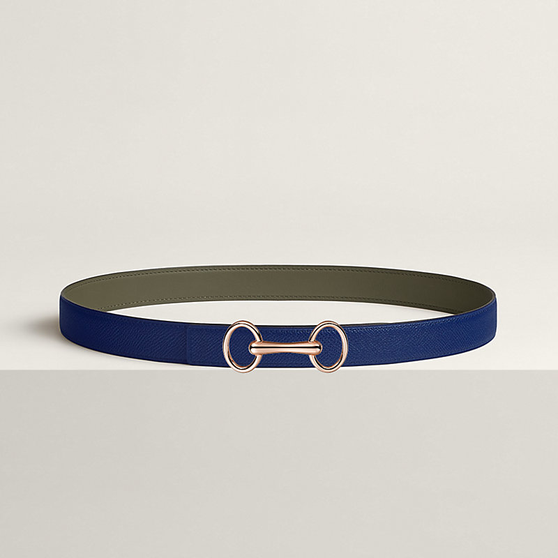 Heritage belt buckle & Reversible leather strap 24&nbsp;mm