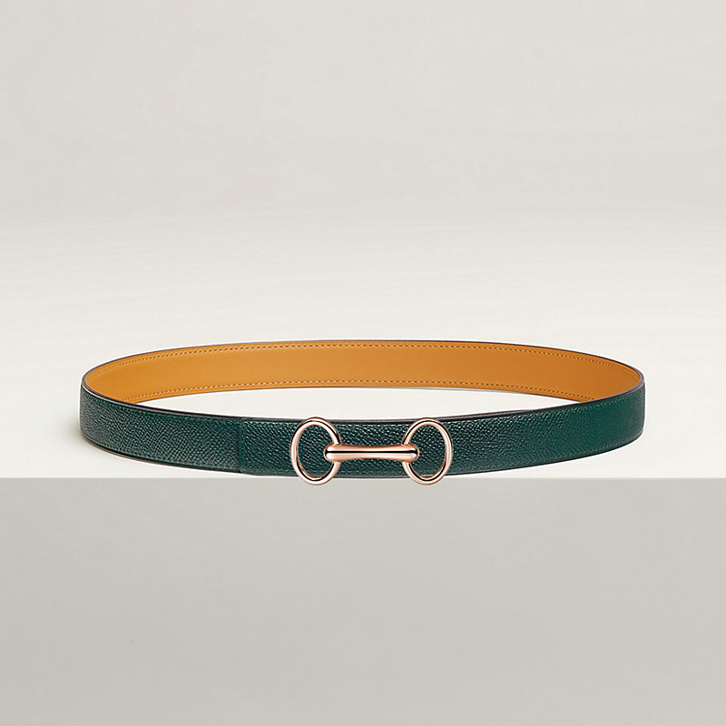 Heritage belt buckle & Reversible leather strap 24&nbsp;mm