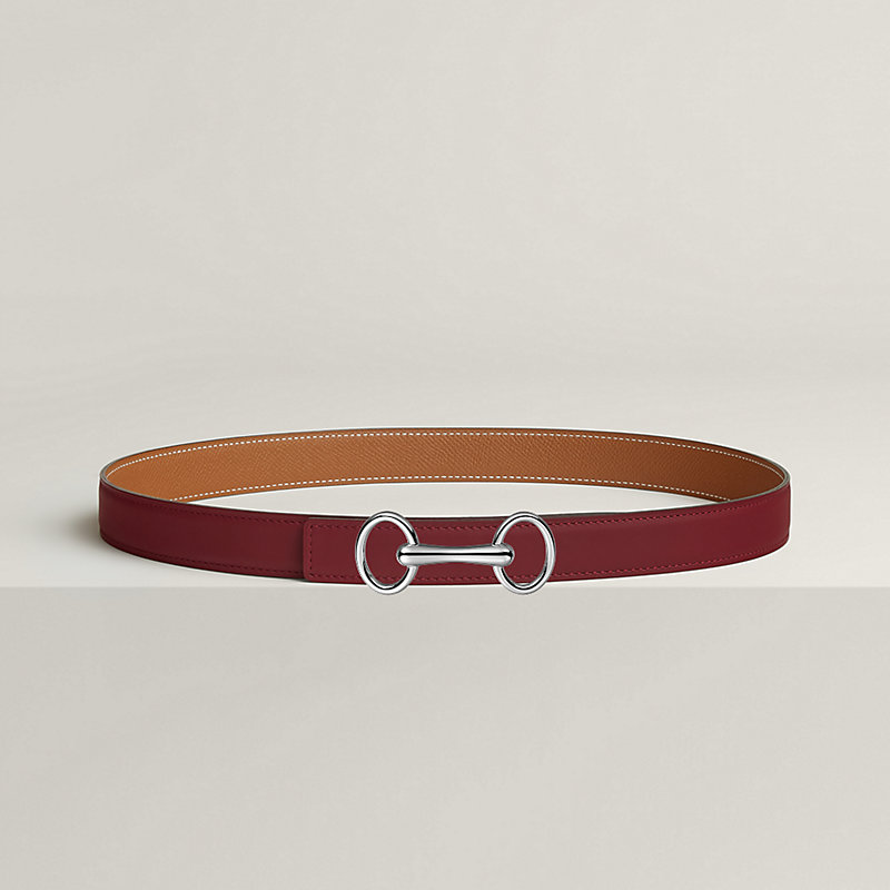Heritage belt buckle & Reversible leather strap 24&nbsp;mm