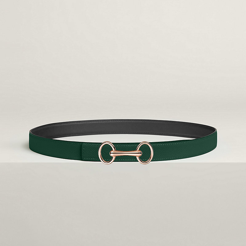 Heritage belt buckle & Reversible leather strap 24&nbsp;mm, View: , view 2 of 3