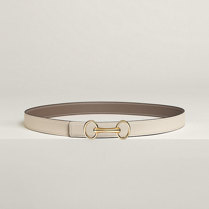 Heritage belt buckle & Reversible leather strap 24&nbsp;mm, View: , view 1 of 3