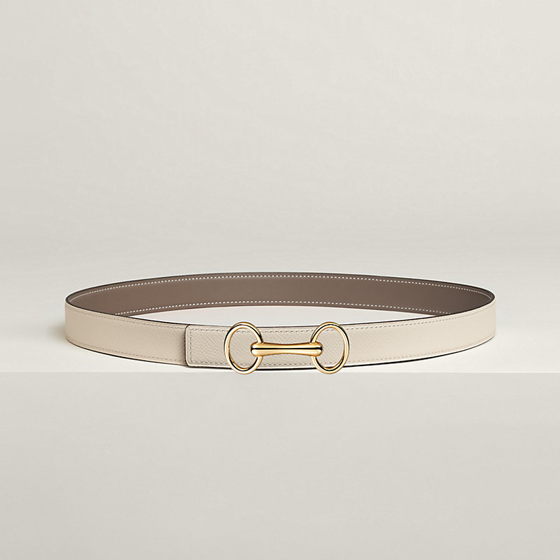 Heritage belt buckle & Reversible leather strap 24&nbsp;mm, View: , view 2 of 3