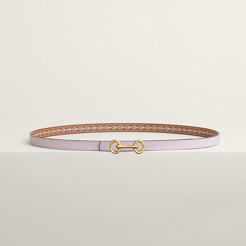Heritage belt buckle & Trefle leather strap 13&nbsp;mm
