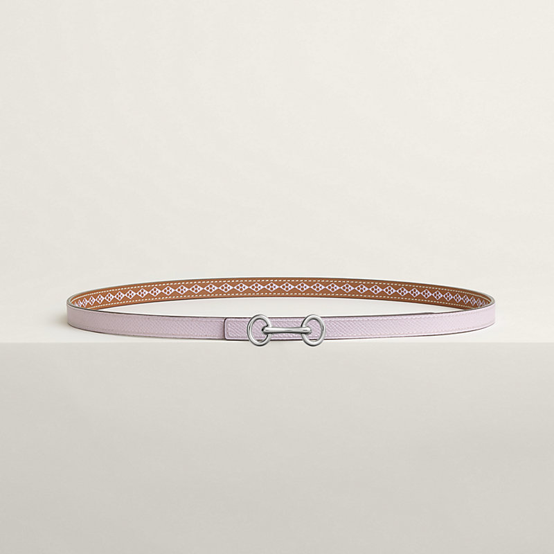 Heritage belt buckle & Trefle leather strap 13&nbsp;mm