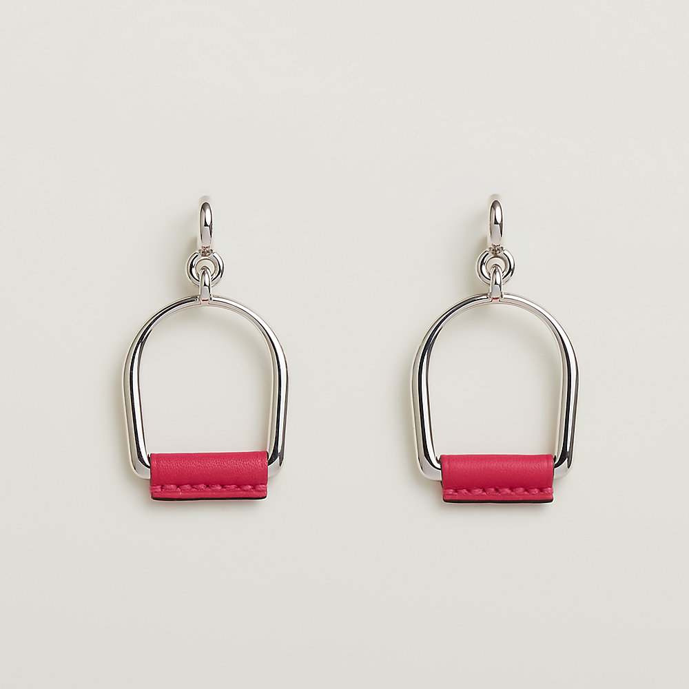 【HERMES】Heritage Equestre Etrier earrings, large model Heritage Equestre Etrier earrings, large model | Hermès Belgium