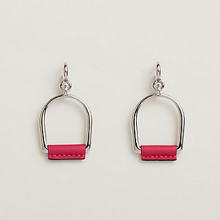 Heritage Equestre Etrier earrings, large model | Hermès Belgium