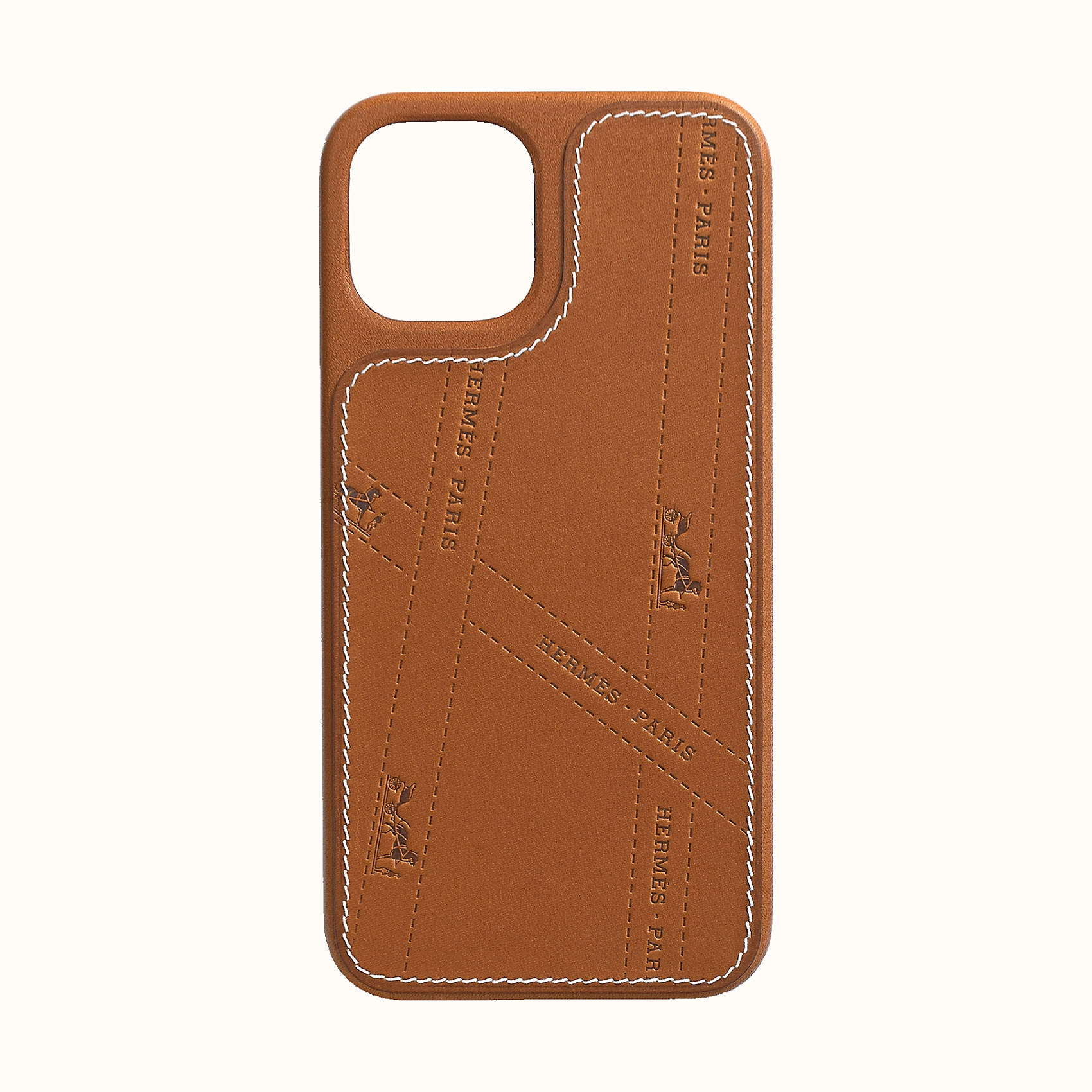 View: front, Hermes Bolduc case with MagSafe for iPhone 12 and iPhone 12 Pro