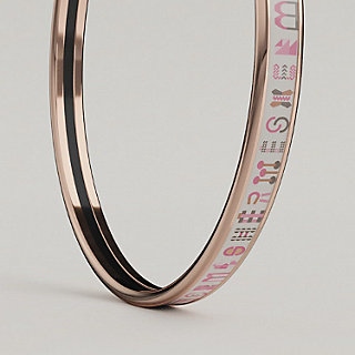 HERMES Émail Bangle ロゴ入り マルチカラー Hermès Bricole bangle - Orange | Hermès UAE