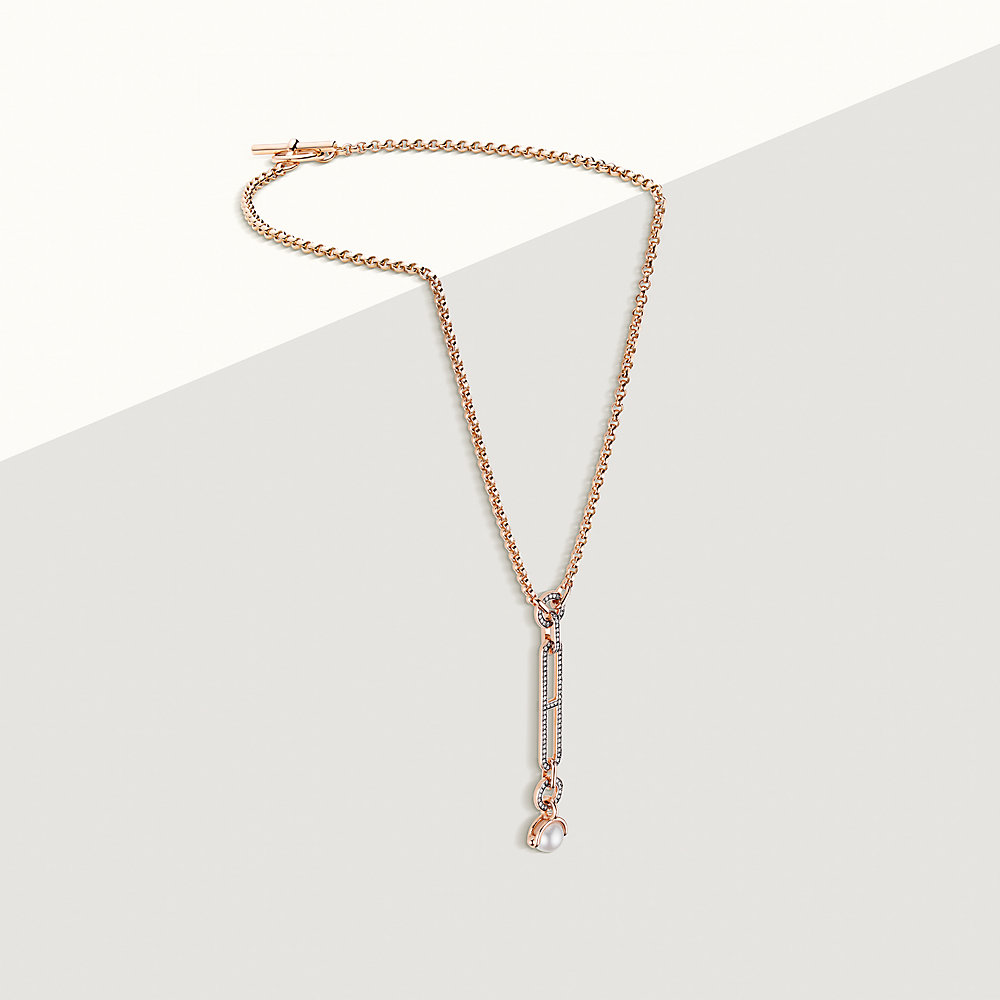 hermes pearl necklace