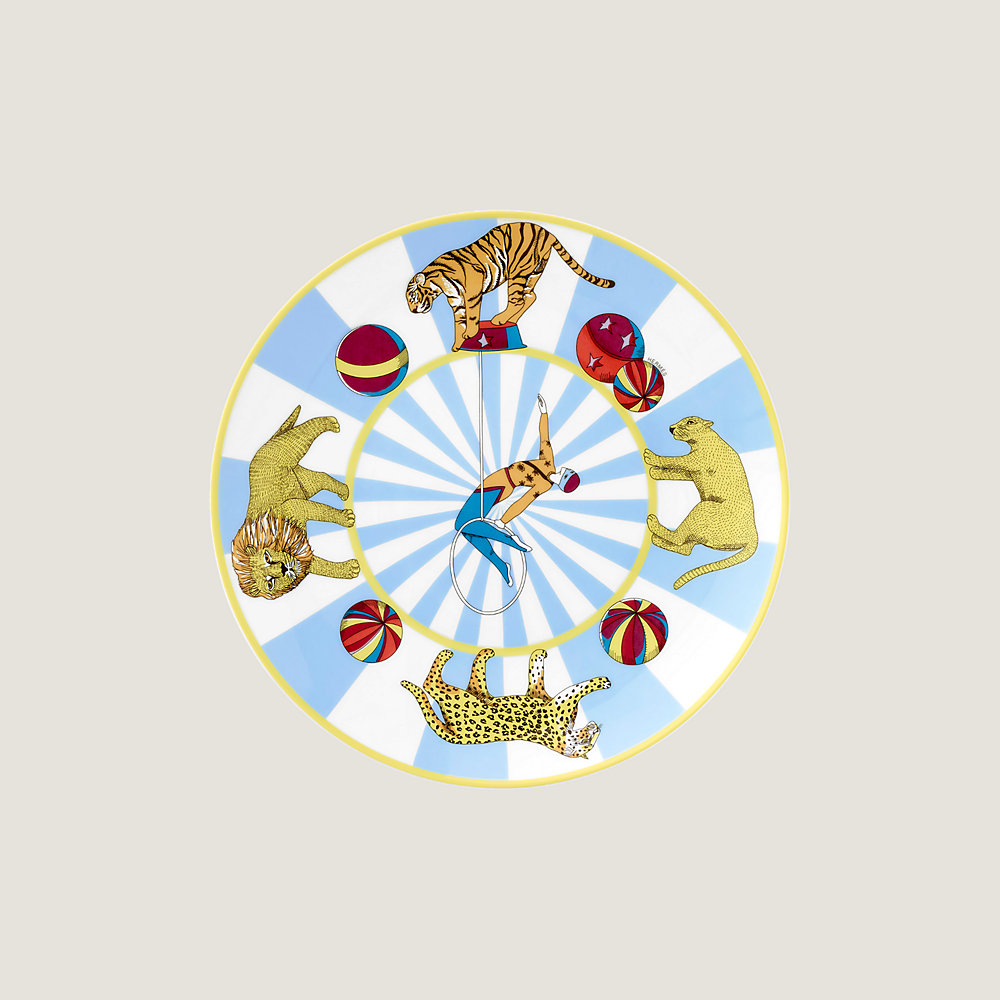 ❤未使用品❤サーカス プレート21ｃｍ エルメス エルメス プレートスタンド付き HERMES サーカス プレート