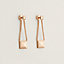 Hermès Clou d'H 댕글 이어링, 보기: 이미지: 제품 착용 이미지, worn, 1개 중 1번째 보기