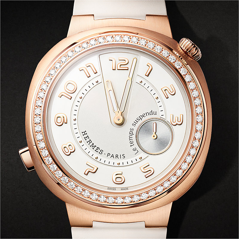 Hermès Cut Le Temps Suspendu watch, Large model, 39&nbsp;mm