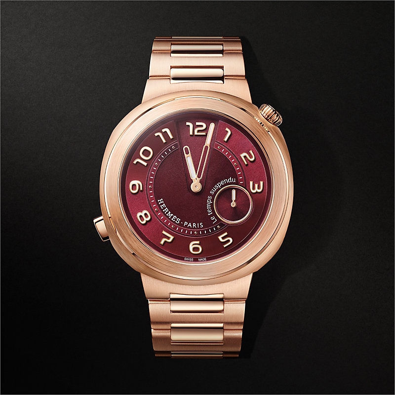 Hermès Cut Le Temps Suspendu 워치, 라지 모델, 39mm