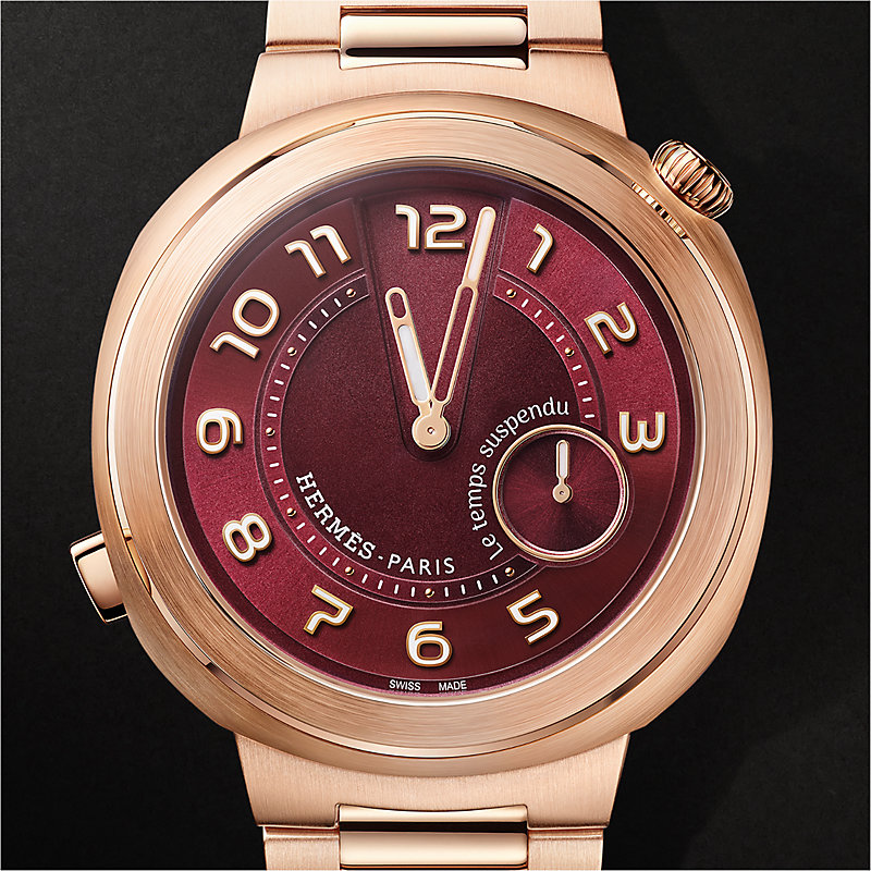 Hermès Cut Le Temps Suspendu 워치, 라지 모델, 39mm