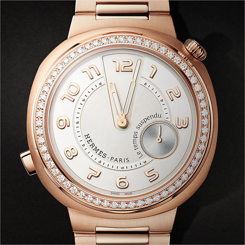 Hermès Cut Le Temps Suspendu 워치, 라지 모델, 39mm