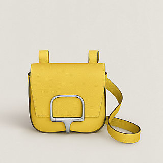 New Hermes Della Cavalleria Mini bag - Gold Epsom Leather