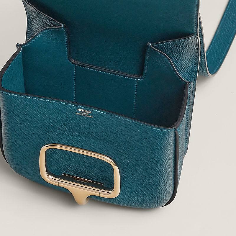 【爽やかグリーン♪】HERMES★ Della Cavalleria mini II デラ ポイントになる色が◎】HERMES Della Cavalleria II mini bag