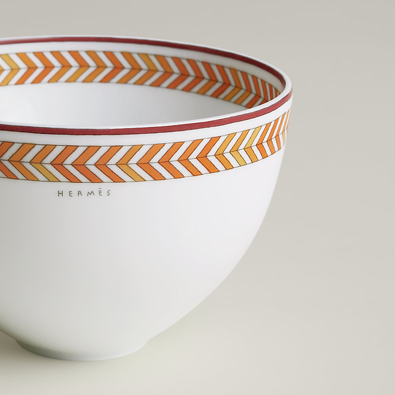Hermès en Contrepoint bowl, medium model - Grey | Hermès USA