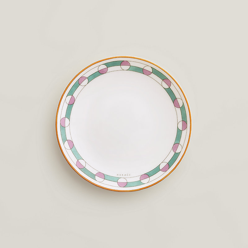 Hermès en Contrepoint bread and butter plate n°1 - Grey | Hermès