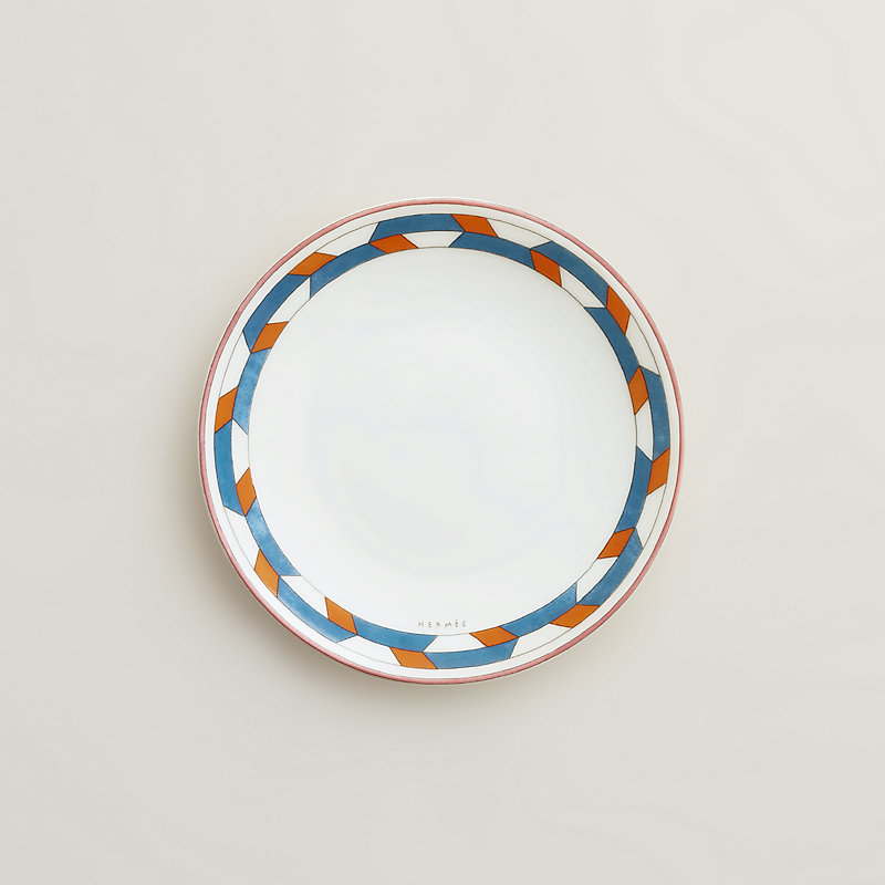 【新品未使用品】HERMES 046012P Bread plate 2set Soleil d'Hermès bread and butter plate | Hermès USA