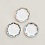 Hermès en Contrepoint set of 3 bread and butter plates, View: above, above, view 1 of 5