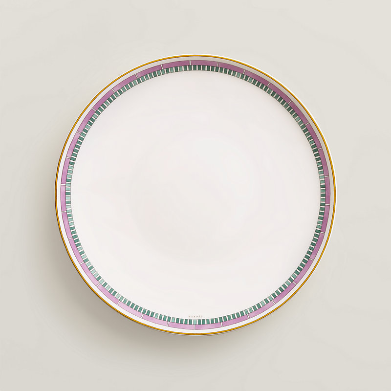Hermès en Contrepoint set of 3 dinner plates - Grey | Hermès Canada