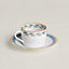 Hermès en Contrepoint tea cup and saucer n°1, View: Back, back, view 3 of 3