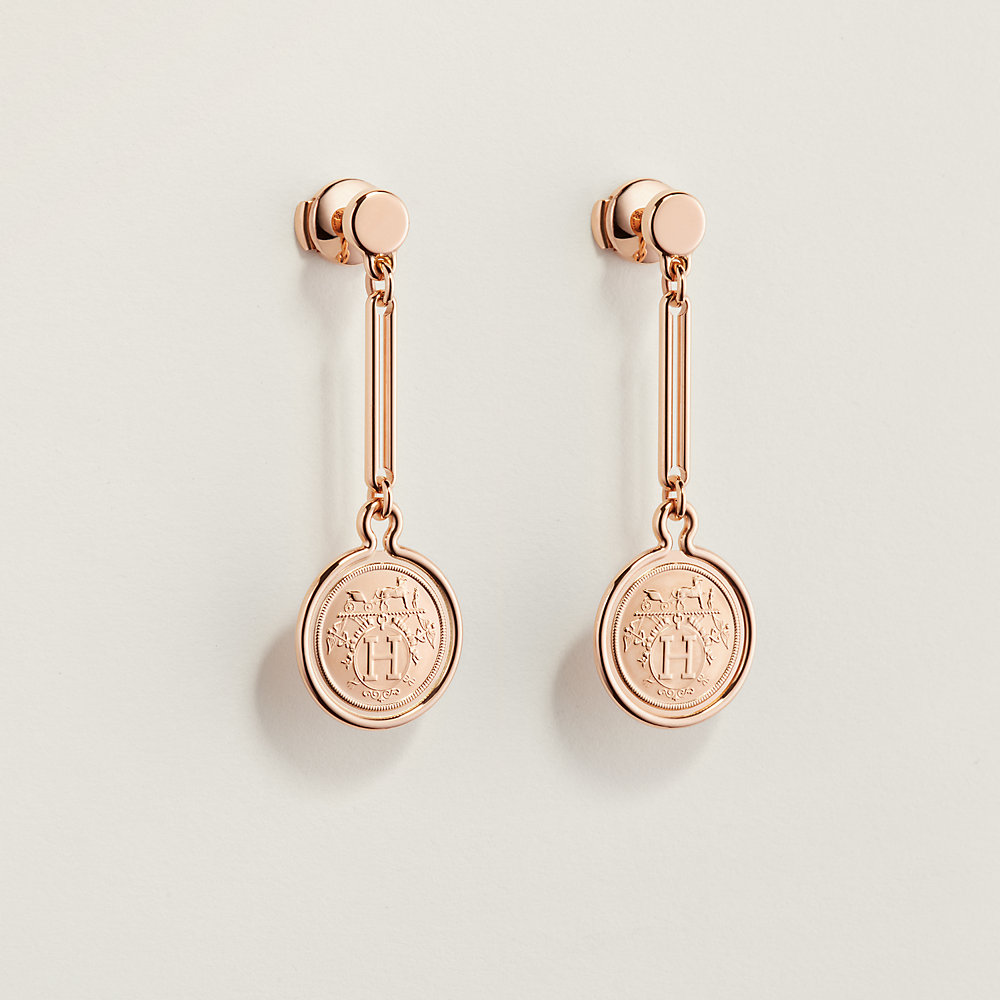 Hermès Ex-Libris earrings | Hermès Ireland