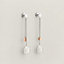 Hermes Ex-Libris earrings, small model, View: Flat, flat, view 1 of 2