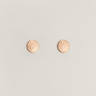 Hermès Ex-Libris earrings, very small model
