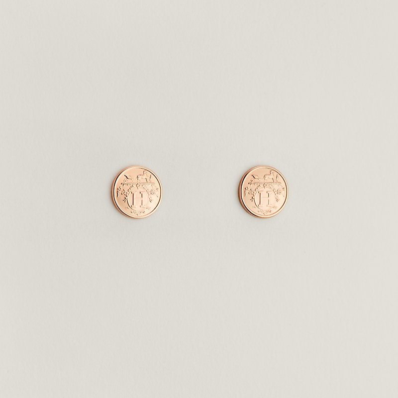 Hermès Ex-Libris earrings, very small model