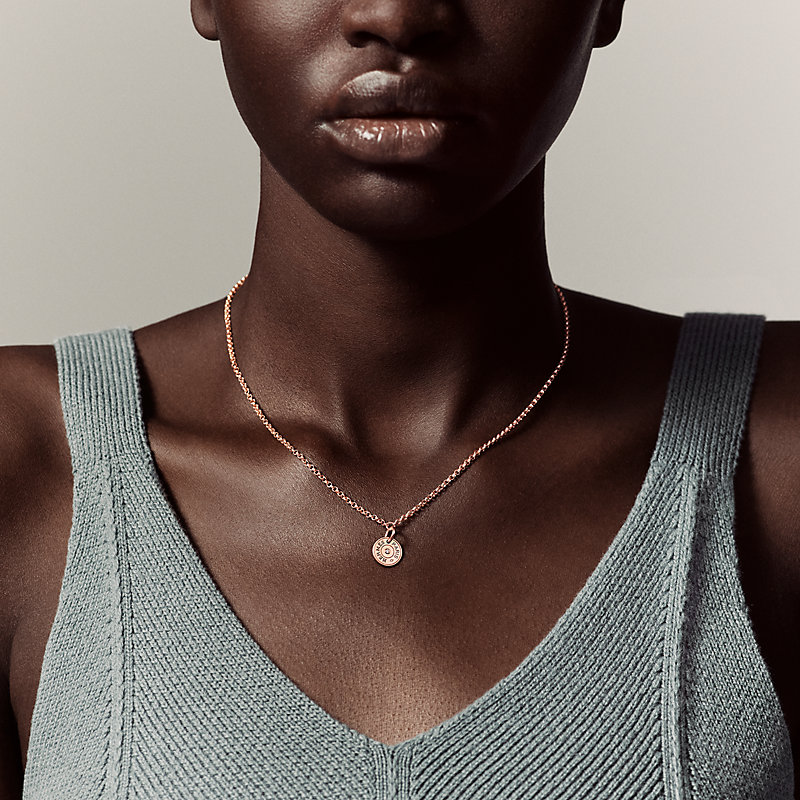 Ex Libris Hermes Long Necklace Collier Hermes Sautoir Ex Libris 80