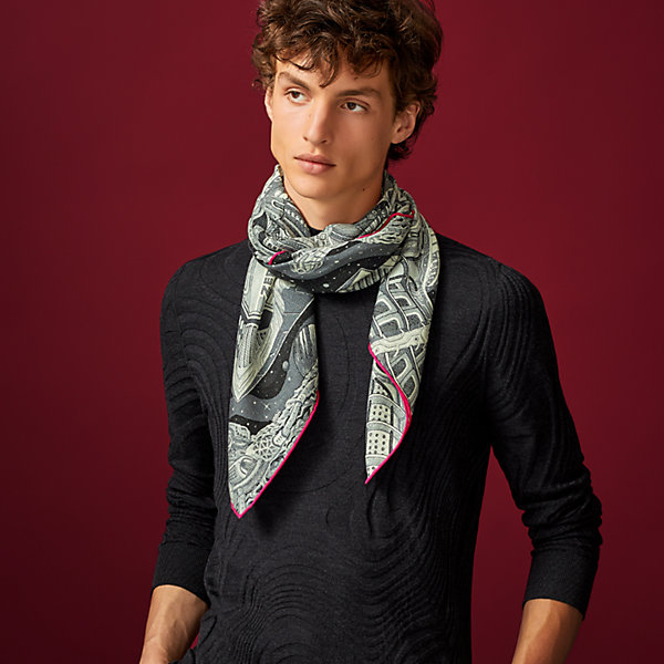 hermes scarf ad
