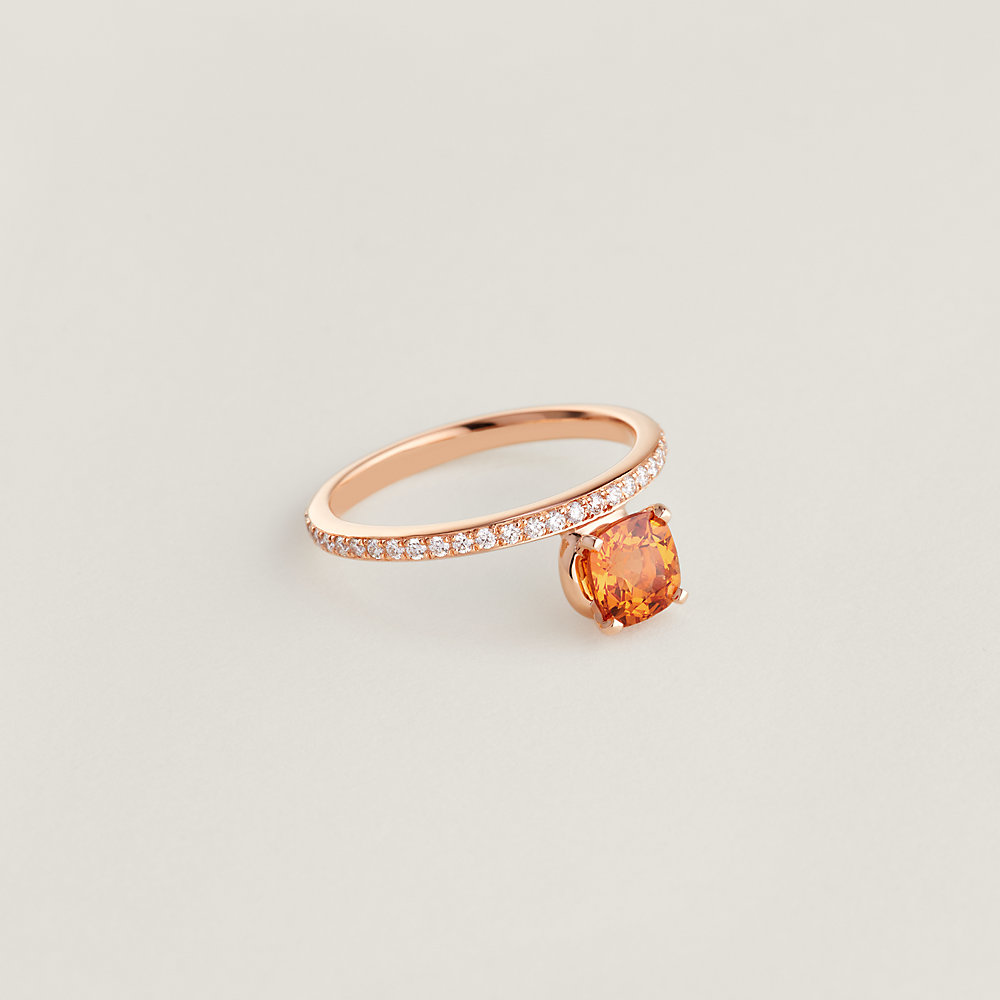Hermès Grand Jete solitaire engagement ring, medium model | Hermès UK