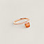 Hermès Grand Jete solitaire engagement ring, medium model, View: Worn, worn, view 1 of 2