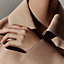 Hermès Grand Jete solitaire engagement ring, medium model, View: Worn, worn, view 2 of 2