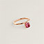 Hermès Grand Jete solitaire engagement ring, medium model, View: Worn, worn, view 1 of 1