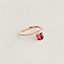 Hermès Grand Jete solitaire engagement ring, medium model, View: Worn, worn, view 1 of 2