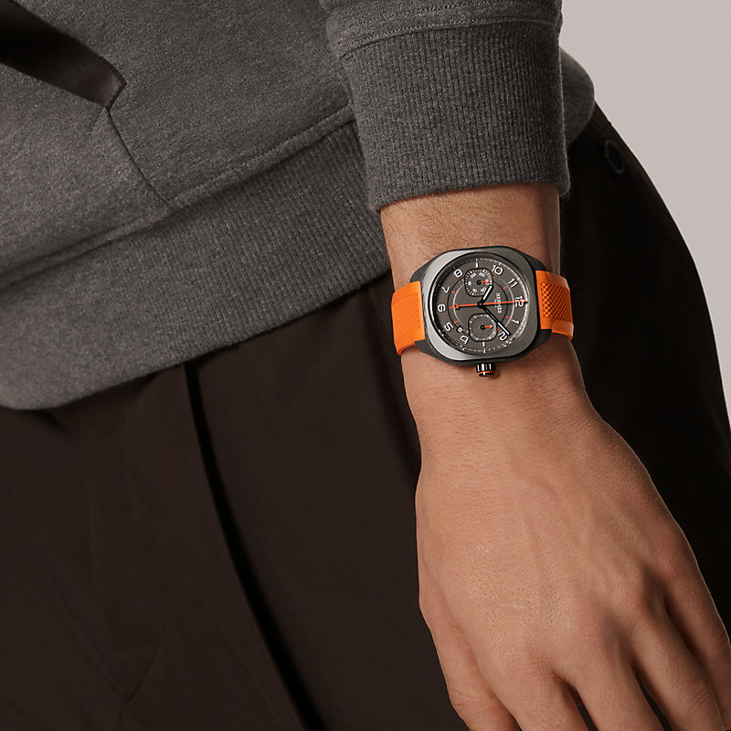 Hermès H08 Chronographe watch, 45 mm | Hermès USA