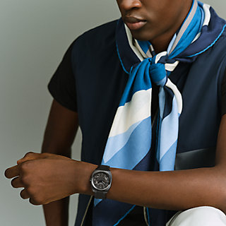 Hermès ブラック ボウタイ Jumbo belt buckle & Leather strap 38 mm | Hermès USA