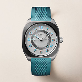 Hermès H08 watch, 42 mm - Green | Hermès Singapore