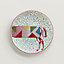 Hermès Hippomobile dessert plate n°6, View: Worn, worn, view 1 of 3