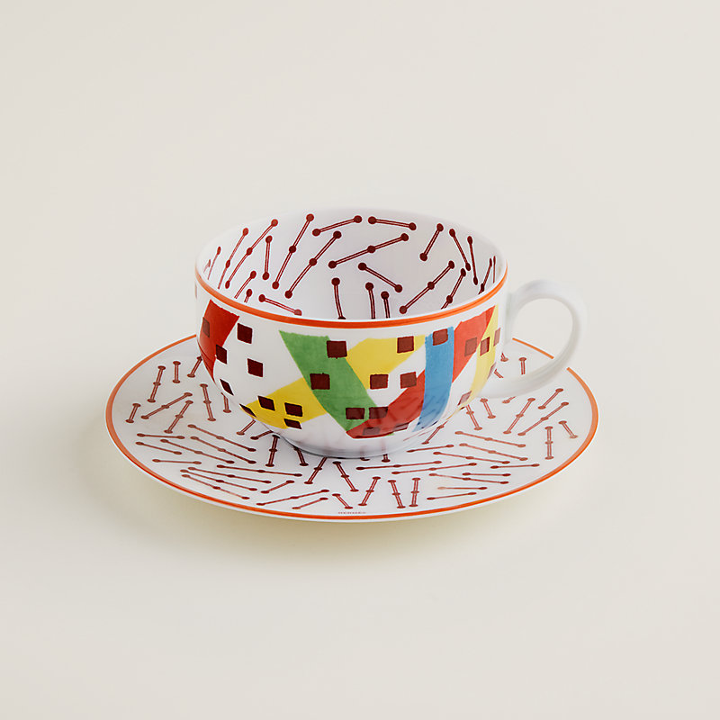 Hermès Hippomobile tea cup and saucer n°2