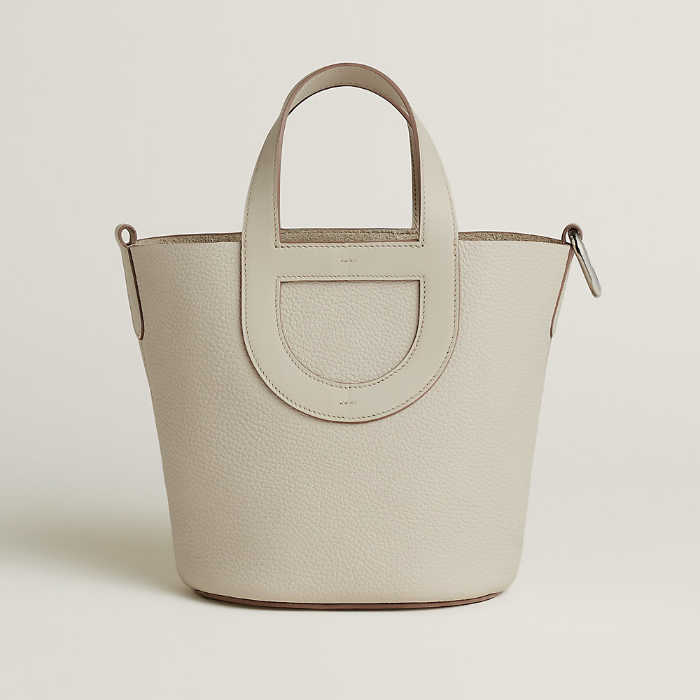 HERMES Taurillon Clemence Swift In-The-Loop 18 Bag Chai 1134366