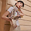 Hermès Locomotion shawl 140, View: Worn, worn, view 2 of 3