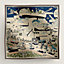 Hermès Locomotion shawl 140, View: Flat, flat, view 1 of 3