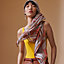 Hermès Locomotion shawl 140, View: Worn, worn, view 2 of 3