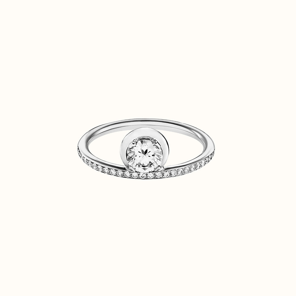 hermes diamond ring